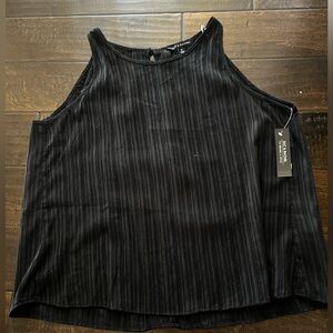 NWT Zac & Rachel Black Textured Tank Top